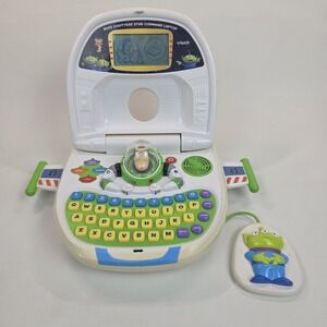 Buzz Lightyear Vtech Star Command Laptop Pixar Toy Story 3 Tested Working